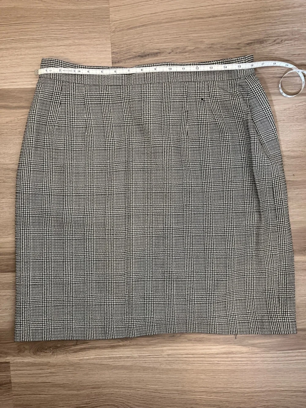 Vintage JAX Plaid Skirt‎ Suit Set Wool Blend Blazer Office Academia Women’s 14